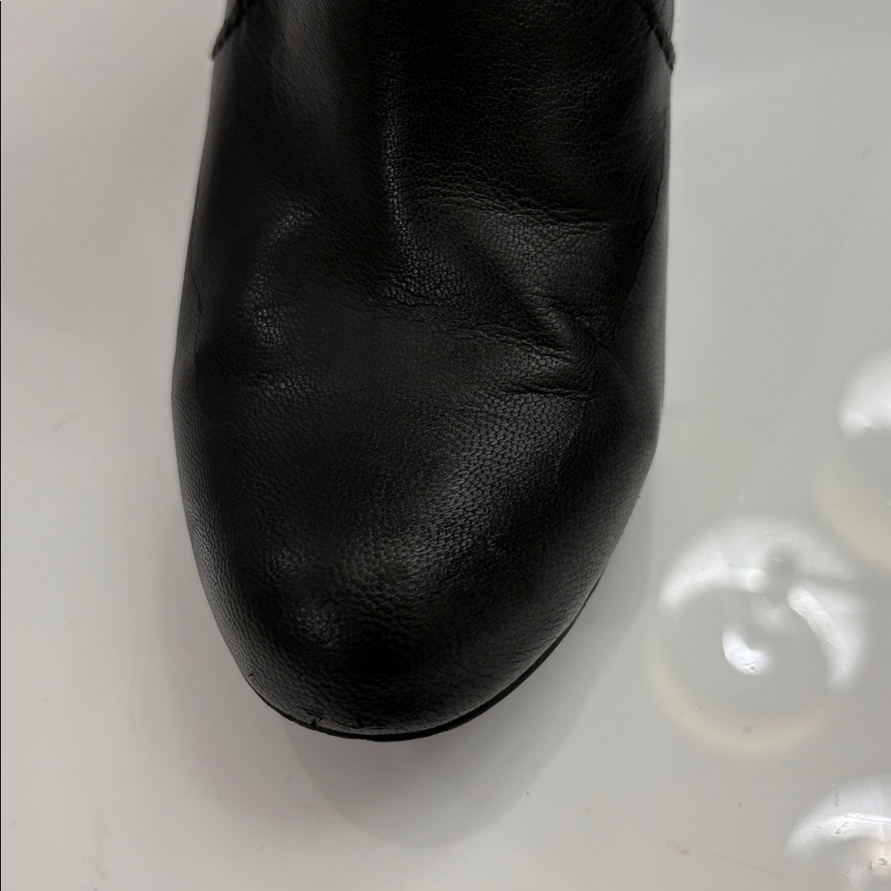 FOSSIL Black Leather BOOTS size 8.5 in boot bag - Picture 6 of 16